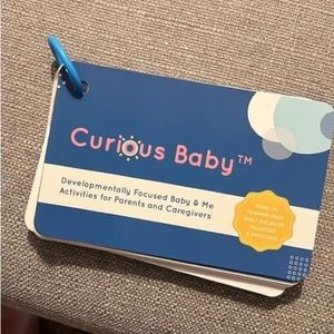 Curious baby card set minimal use